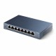 TP-Link Switch 8-port Desktop Gigabit, 8 10/100/1000M RJ45 ports, steel case
