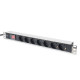 Digitus 1U Aluminum PDU, 7x CEE 7/7