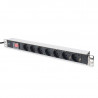 Digitus PDU 7x CEE 7/7 1U Aluminum