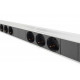 DIGITUS Power strip with aluminum profile and 18-way outlet