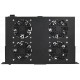 Panel 1U w/ 4 fans unit with thermostat for RACK cabinets 1U