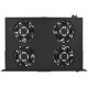 Panel 1U w/ 4 fans unit with thermostat for RACK cabinets 1U