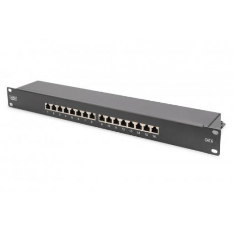 Digitus Patch Panel CAT6, 16ports, Class E