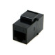 Keystone CAT6 UTP Inline Coupler Black CN