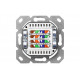 Digitus CAT 6, Class E, wall outlet, shielded, surface mount