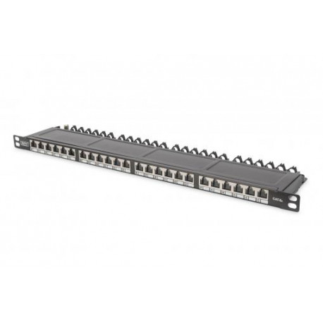 Digitus Patch Panel CAT 6A, 0.5U-24 port, shielded