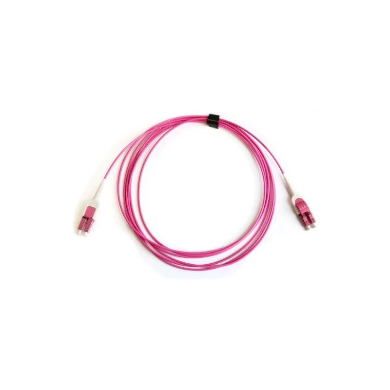 ITparts Fiber Optic Patch Cord – LC-LC Multimode Duplex OM4 50/125 OFNP (Choose Length 0.5M-11M)