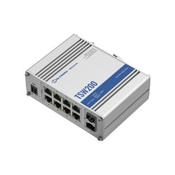 Teltonika Gigabit Ethernet 8-port PoE + 2-port SFP, 802.3at Industrial