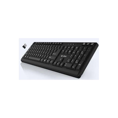 Click K-L2-W Wireless, USB black keyboard
