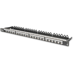 Modular Patch Panel, High Density shielded, 24-ports
