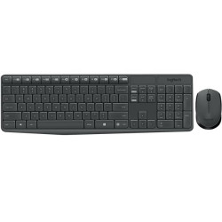 Logitech Wireless Keyboard and Mouse Grey