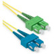 Patch Cord SC/APC-SC/UPC SM DX 3m